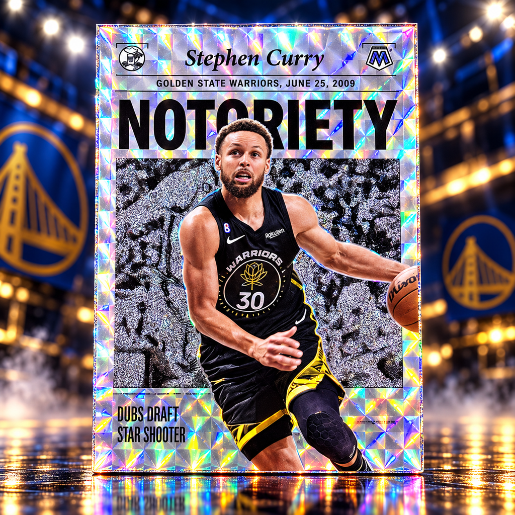 2022 Mosaic STEPHEN CURRY Notoriety Silver Mosaic Warriors