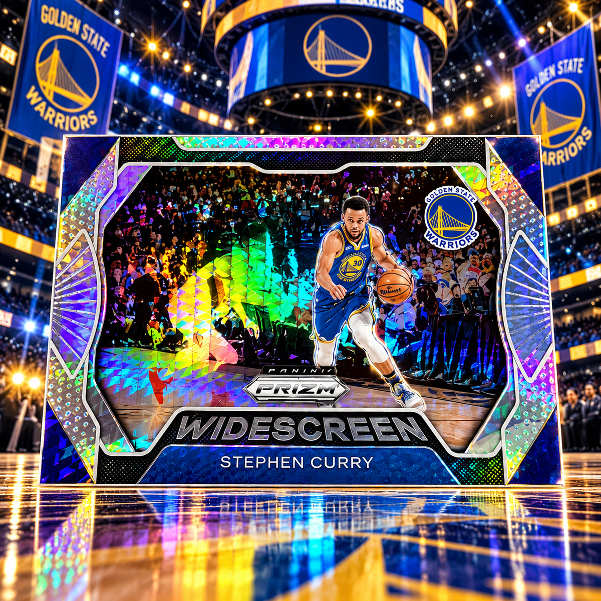 2019 Prizm STEPHEN CURRY Widescreen Hyper Prizm Warriors