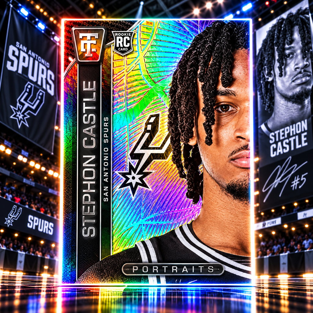 2024 Certified STEPHON CASTLE Rookie Portraits Spurs