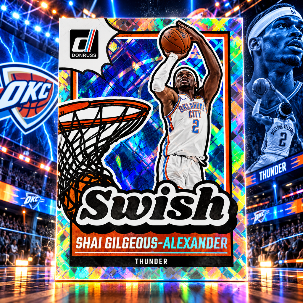 2024 Donruss SHAI GILGEOUS-ALEXANDER Swish Diamond Short Print Thunder