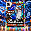 2024 Donruss SHAI GILGEOUS-ALEXANDER Swish Diamond Short Print Thunder