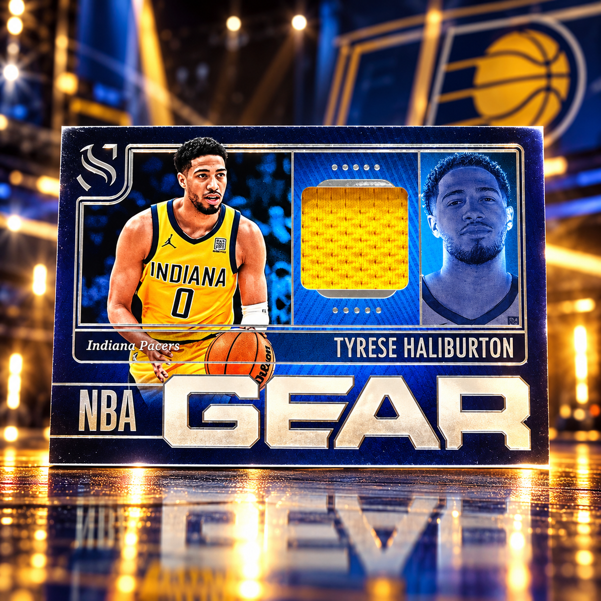 2024 Silhouette TYRESE HALIBURTON Game Gear Game Used Patch Pacers
