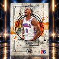 2025 Topps Motif TYRESE MAXEY Ultramarine Blue /39 Sixers