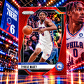 2024 Prizm TYRESE MAXEY Red /299 Sixers ©