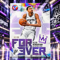 2025 Topps Pristine VICTOR WEMBANYAMA Forever Purple /99 Spurs
