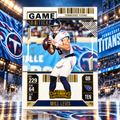 2024 Contenders WILL LEVIS Game Ticket Gold /10 Titans (C)
