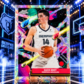 2025 Topps Cosmic ZACH EDEY Nucleus Refractor SSP Grizzlies